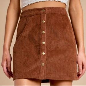 Tobi corduroy skirt (TAGS STILL ON/NEVER WORN)